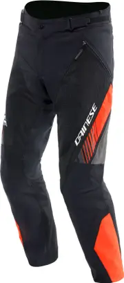Dainese Drake 2 Air, textile pants waterproof , color: Black/Neon-Red , size: 54