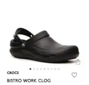 Crocs Bistro Clog 10075 Black Slip Resistant Shoes Men’s Size 13