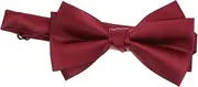 [TINEASUR] Groom's Bow Tie Tuxedo Bowties Banquet Bowties Neck Bow Ties Masquerade Bowtie Mens Bow Ties Sparkly Bow Tie Costume Neckties Fashionable Bow Tie Groom Bowtie Polyester Red