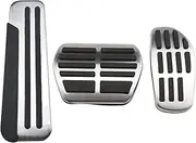 ZAPYVET Car Pedals Rest Pad Mats Fuel Brake Pedal Cover, for Renault, Captur Kaptur 2019 2020 at MT Accessories Car Side Step(at with Rest)