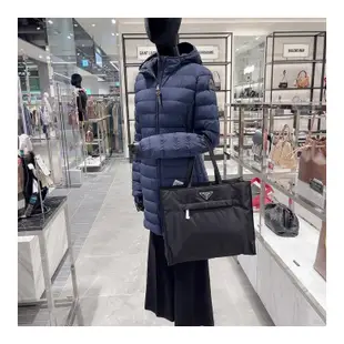 Prada 1BG421 夾棉再生尼龍手提袋托特包 黑色