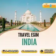 [eSIM] Travel eSIM for India 5 to 30 days _ highspeed 4G data _ Unlimited 3G