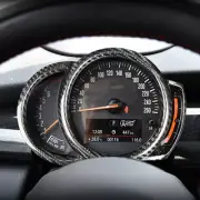 Carbon Fiber Interior Speedometer Cover Trim Fit For Mini Cooper F55 F56 F54 F60 (for: Mini)