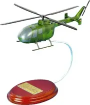 German Army Messerschmitt-Bölkow-Blohm Bo-105 Desk Top Helicopter 1/38 SC Model