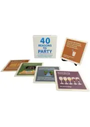 Kheper Games 40 Reasons to Party Card Game Couple