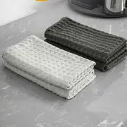 4 Pack No Trace Glass Cleaning Towel Absorbent Dish Cloth Tableware Kitchen Rag