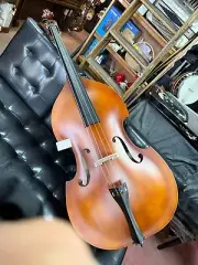 Berkeley Upright Double Bass can Fold w/Pickup 4 String 3/4 Jazz King