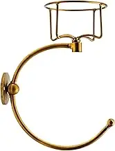 Wall Mounted Towel Holder, Hand Towel Holder, Bath Towel Ring with Candle Holder | Creative Rustic Elegant Decorative Rack for Friends Home Hotel Kitchen Bothe Bencece