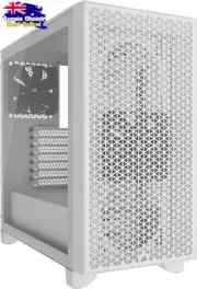 3000D Airflow White Mid-Tower PC Case w/ 2x SP120 Fans 4-Slot GPU 8x120mm Fit