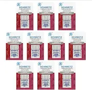 50 Schmetz Chrome Embroidery Sewing Machine Needles - size 75/11 - Box of 10 cards