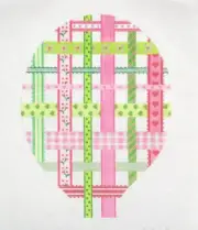 Kate Dickerson Tennis Pickleball Racket Cover Handpainted Needlepoint Canvas 04