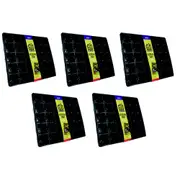 5x 3pc Homeleisure 30-Square Cell Plastic Seedling Tray Plant Propagation Black