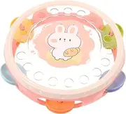 ERINGOGO Educational Hand Patted Tambourine Drum for Boys and Girls Musical Toys Boys and Girls Handheld Percussion Instrument Baby