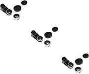 HOMSFOU 3pcs 3 1 Wide Angle Lens for Cellphone Macro Lens Camera Lens Fish Eye Lens for Phone - Angle Lens Fisheye Lens Kit Phone Fisheye Lens Fish Eyes Lens for Mini Phone Lens