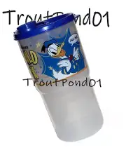 Tupperware ThirstQuake Mega Tumbler 30 oz On the Go Flip Top Cup Donald Duck New