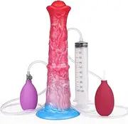 Silicone Animal Anal Dildos Inflatable Huge Horse Penis Dildo With Sperm Squirting Function Anal Plugs Butt Plug Sex Toys for Men Women