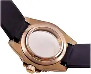 1pcs fit NH35 NH36 NH34 10bar 120clicks Bezel 40mm SUB Rose Gold Watch Case Curved End Band