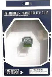 Galaxy's Edge Star Wars Astromech Personality Chip (Smuggler, Silver)