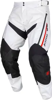 Klim Dakar, textile pants , color: White/Black/Red , size: 32