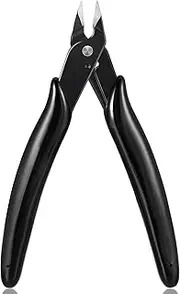 Mini Hair Pliers with an Opening Spring Wire Flush Cutters Hair Extension Pliers Keratin Bond Cutting Pliers Wire Clippers Nippers Hair Extension Tool for Micro Nano Ring Hair Extensions