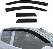 AUSGO Weathershields Compatible with Isuzu D-MAX DMAX Extra Cab 2012-2020, Luxury Weather Shields Window Visors Wind Deflectors Sun Rain Guard 4PCS Set