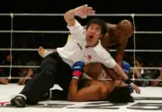 Anderson Silva knocks out Carlos Newton at Pride 25, 2003 Japan 7x5 Photo