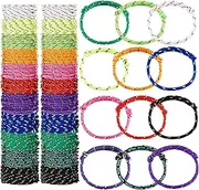 360 Pcs Neon Rope Woven Adjustable Friendship Bracelets Kids Rope Bracelets Bulk Bracelets Neon Bracelet in 12 Assorted Neon Colors for Girls Adults Goody Bag Christmas Stocking Fillers Birthday Party, bracelets