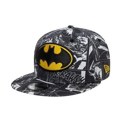 New Era Cap Kid's DC Comics Batman Comic Strip Sketch 9FIFTY Snapback Hat