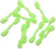 Rod Tip Light Holder Night Fishing Clip on Fluorescent Glow Sticks Connectors 10PCS