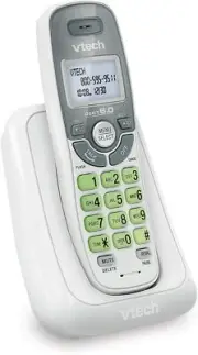 CS6114 DECT 6.0 Cordless Phone with Caller ID/Call Waiting, White/Grey with 1 Ha