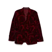 [Etro] Etro Paisley Velvet Blazer 50 IT RED