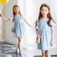 在飛比找蝦皮購物優惠-QQ糖童衣_女童背心裙子夏季兒童公主裙2016新款小女孩連衣