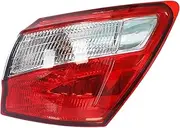 Tail Light Outer Side Rear Brake Light Turn Signal Fog Lamp ，Compatible for Nissan Qashqai 2010 2011 2012 2013 2014 EU Version Accessories(1Pcs Right)