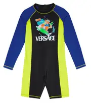 [Versace Kids] Versace Kids Printed rashguard swimsuit Y 14 multicoloured