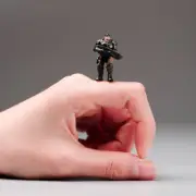Resin 1/64 Painted Masku-War Machin Mini Doll Figure Model Diorama Miniature Toy