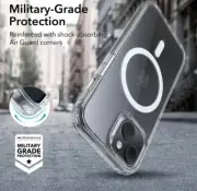 Case For Iphone 15 Pro Max Clear And Magnetic MagSafe