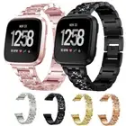 Stainless Steel Strap Watch Band Replacment For Fitbit Versa 4/3/Sense 2/Sense