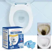 16Pcs Toilet Bowl Cleaner Tablets Effervescent Automatic Bleach Cleaning Pill