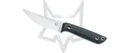 Fox Knives Perser FX-143MB Fixed Blade Knife Black Yute Micarta