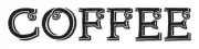 Kitchen Stencil**COFFEE** 6"x 24"For Painting Sign Canvas Fabric Wood Shop Store
