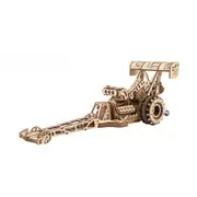 Made in Ukraine UGears Top Fuel Dragster Model Kit Wooden 3D Puzzle Assembly