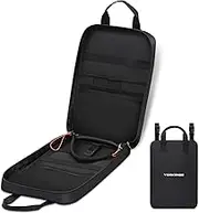 Yorkenbe Camp Kitchen Organiser, High Capacity Camping Cooking Utensils Bag, with Hanging Hooks and Paper Towel Holder, Multi-Pocket Waterproof Portable Storage for BBQ Outdoor Cooking Essentials