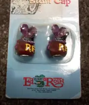 Ed Big Daddy Roth Rat Fink Bike Tricycle Bicycle GRAY Air Valve Stem Caps NOS