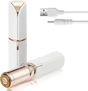Facial H Remover for Women Upgraded, USB Rechargeable Painl H Trimmer, Portable Electric Epilator for Cheeks, Chin, Upper Lip & Arms,IPX6,Built-in Light