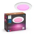 Philips Hue Smart Slim 6 Inch LED Downlight - White and Color Ambiance Color-...