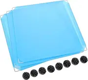 BESPORTBLE Cat Litter 3 Pack Large Enclosure Interchangeable Clips Easy Install Litter Box Splash Guard Set