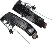 2pcs Dynamic Turn Signal Blinker Mirror Flasher Light For Benz A B C E S CLA GLA CLS Class W176 W246 W204 W212 C117 X156(Blue-Yellow)