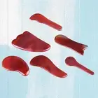Crude Carnelian Jade Roller Gua Sha Scraping Board Massage Tool Facial Tool