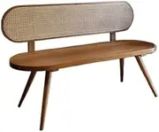 Outdoor Park Bench 47.2/59.0/62.9/70.8 Wooden Bench, Retro Wooden Bench with Backrest, Indoor and Outdoor 2-Person Leisure Seats Patio Garden Bench(160x52x83CM)