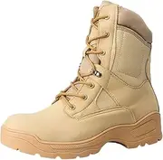 [Wcxixo] Military and Tactical Boots for Men, Outdoor Non-slip Wear-resistant Rubber Outsole Desert Boots, for Lightweight Waterproof Breathable Trekking Boots